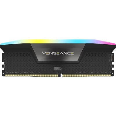 CORSAIR VENGEANCE RGB DDR5 16GB (1 x 16GB) DDR5 5200 CL40-40-40-77 1.25V Intel XMP & AMD EXPO - Grey