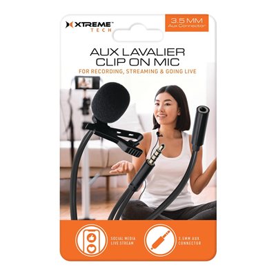 Xtreme Lavalier Microphone 3.5mm Jack