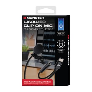 Monster Lavalier Clip on Mics Type C