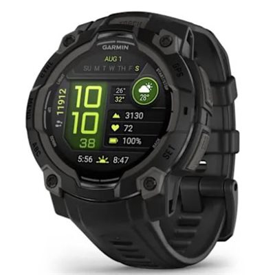 Garmin Instinct 3 – 45 mm, AMOLED Black with Black Band