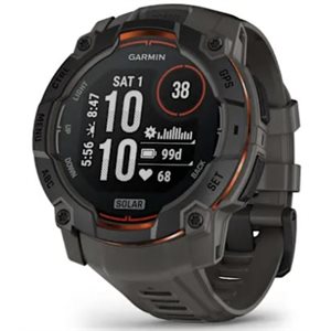 Garmin Instinct 3 – 50 mm, Solar Black with Charcoal Band