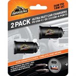 Armor All 2pk 54W PD QC Car Charger