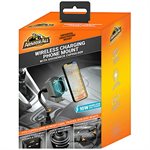 ARMORALL 0W Wireless Charging Phone Mount with Gooseneck Cupholder 360 deg Rotation and 3ft Cable