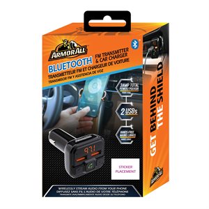 ARMORALL - Bluetooth FM Transmitter 2 USB-A Ports