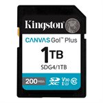 Kingston 1TB SDXC Canvas Go Plus Gen4  200MB/s C10 UHS-I U3 V30