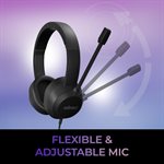 Adesso Xtream P7 AI Copilot Headset w/micreophone, Volume +/-, Mute answer/end call ( USB-C/USB-A)