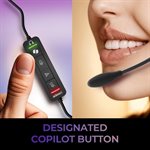 Adesso Xtream P7 AI Copilot Headset w/micreophone, Volume +/-, Mute answer/end call ( USB-C/USB-A)