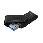 Kingston 64GB Portable USB 3.2 Gen 1 DataTraveler Exodia S (Black/Black)