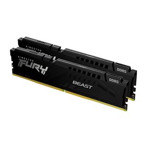 Kingston 128GB 5600MT/s DDR5 CL36 DIMM (Kit of 2) FURY Beast Black