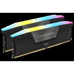 CORSAIR VENGEANCE RGB DDR5 128GB (2 x 64GB) DDR5 6400 CL42-52-52-104 1.35V Intel XMP - BLACK