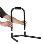 IntekView Height Adjustable Steel Footrest with Handle