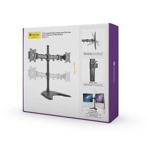 IntekView Freestanding Double Monitor Stand