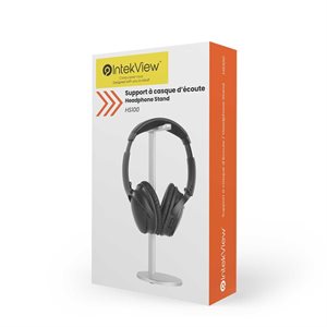 IntekView Slim Aluminum Desktop Headphone Stand
