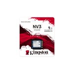 Kingston 1000G (1TB) NV3 M.2 2230 PCIe 4.0 NVMe SSD