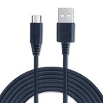 Caseco Braided Type C Cable 2M (6FT) - Navy Blue