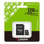 Kingston 128GB microSDXC Canvas Select Plus Gen3 100MB/s A1 Card + Adapter