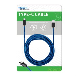 XTREME 3ft Type-C Cable Blue