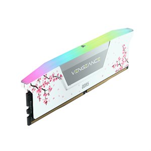 CORSAIR VENGEANCE RGB DDR5 32GB (2 x 16GB) DDR5 6000 CL30-36-36-76 1.40V Intel XMP & AMD EXPO - WHT