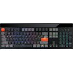 Adesso Wired/Wireless/Bluetooth Multi-OS Illuminated Mechanical QMK VIA Compact Keyboard With CoPilo