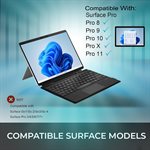 Adesso Bluetooth keyboard for Microsoft Surface Pro 8/9