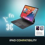 Adesso Bluetooth Keyboard for IPAD Pro 13inch 2024 (M4) Edition