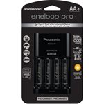 PANASONIC ENELOOP PRO CHARGER AND 4X HIGH CAPACITY AA