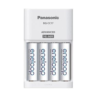 Panasonic Eneloop Pack of 4 AA Ni-MH Rechargeable Batteries with Charger