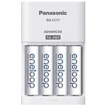 Panasonic Eneloop Pack of 4 AA Ni-MH Rechargeable Batteries with Charger